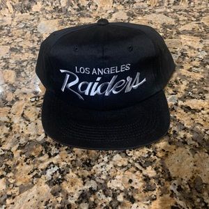 LA RAIDERS THROWBACK SNAPBACK